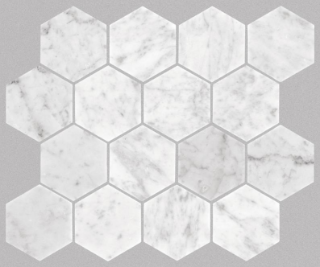 Picture of Shaw Floors - Chateau Hexagon Bianco Carrara