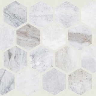 Picture of Shaw Floors - Chateau Hexagon Cashmere White