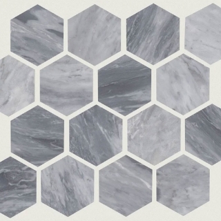 Picture of Shaw Floors - Chateau Hexagon Bardiglio Cloud