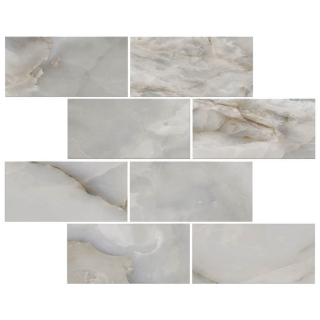 Picture of Florim USA - Onyx Mosaic Brick Matte Dark Grey