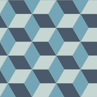 Picture of Bisazza Mosaico - Cementiles Decorations Hex Cubic Pacific