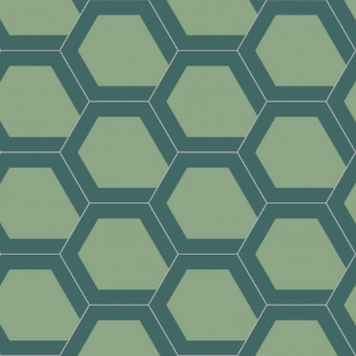 Picture of Bisazza Mosaico - Cementiles Decorations Hex Lucy 14