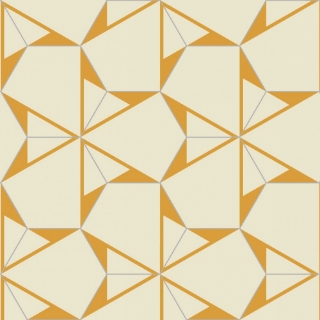 Picture of Bisazza Mosaico - Cementiles Decorations Hex Plisados Ambar