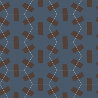 Picture of Bisazza Mosaico - Cementiles Decorations Hex Tac Night