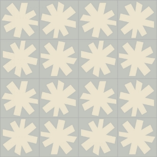 Picture of Bisazza Mosaico - Cementiles Decorations Square Asterisque Leger