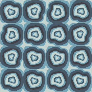 Picture of Bisazza Mosaico - Cementiles Decorations Square Brazilian Agata Blu