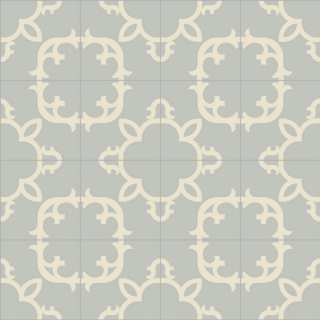 Picture of Bisazza Mosaico - Cementiles Decorations Square Lace Frost