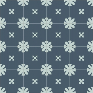 Picture of Bisazza Mosaico - Cementiles Decorations Square Paper Blu