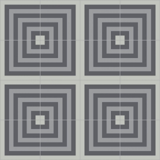 Picture of Bisazza Mosaico - Cementiles Decorations Square Pipe Corner Grey