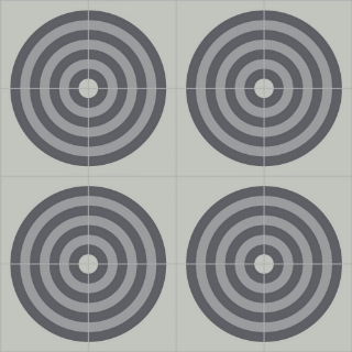 Picture of Bisazza Mosaico - Cementiles Decorations Square Pipe Curve Grey