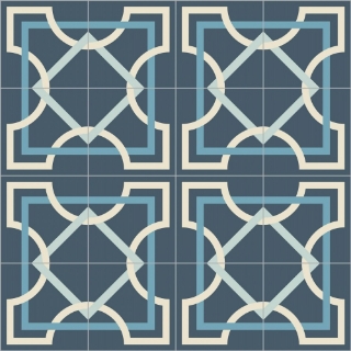 Picture of Bisazza Mosaico - Cementiles Decorations Square Tapis Marino