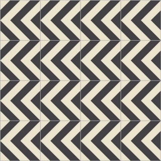 Picture of Bisazza Mosaico - Cementiles Decorations Square Zag Vaniglia