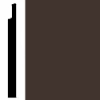 Picture of VPI Corp. - Low Dirt Retention Wallbase LDR8 4 1/2-inch Chocolate