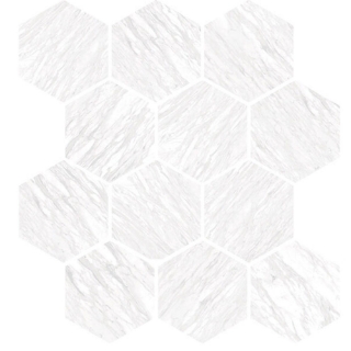Picture of Milestone - Marbles Mosaic Hexagon Matte Volakas Silk