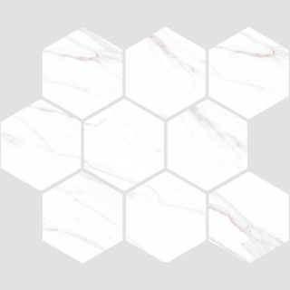 Picture of American Wonder Porcelain - Sherron Mosaic Hex Oro