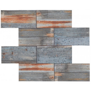 Picture of Bati Orient - Rust Industrial Rust Linear Relief
