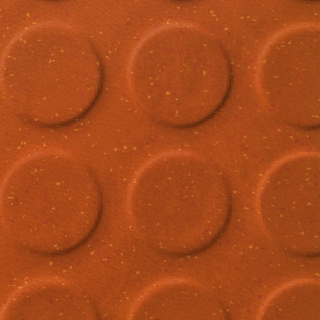 Picture of Johnsonite - Color Splash Raised Round Orange Mary