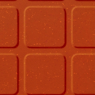 Picture of Johnsonite - Color Splash Raised Square Orange Mary