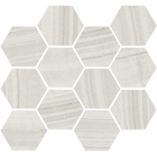 Picture of Happy Floors - Onyx Hexagon Mosaic Milk Natural