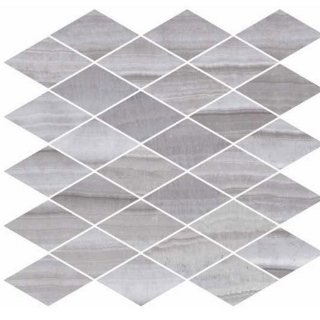 Picture of Happy Floors - Onyx Mosaic Rhomboid Mosaic Silver Natural