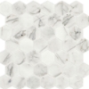 Picture of Daltile - Marble 2 Hex Mosaics Polished Venetian Calacatta