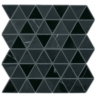 Picture of Daltile - Pietra Divina Mosaic Triangle Nero Marquina