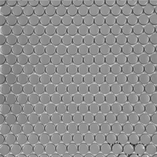 Picture of Arvex - Glazed Porcelain Mosaics Grey Penny Round
