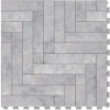 Picture of Perfection Floor Tile - Master Mosaic Chevron Graystone