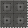 Picture of Perfection Floor Tile - Geo Master Knot Black