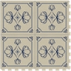 Picture of Perfection Floor Tile - Geo Azulejo Blue