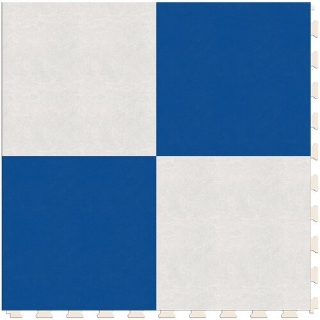 Picture of Perfection Floor Tile - Soda Pop Shop White and Blue