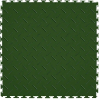 Picture of Perfection Floor Tile - Diamond Plate Green