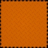 Picture of Perfection Floor Tile - Diamond Plate Orange