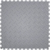 Picture of Perfection Floor Tile - Diamond Plate Light Gray