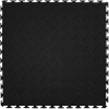 Picture of Perfection Floor Tile - Diamond Plate Black