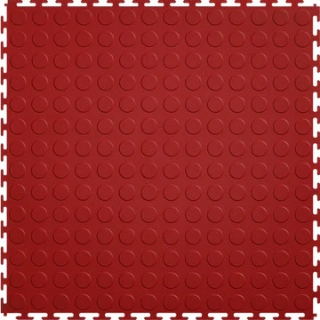 Picture of Perfection Floor Tile - Coin Red