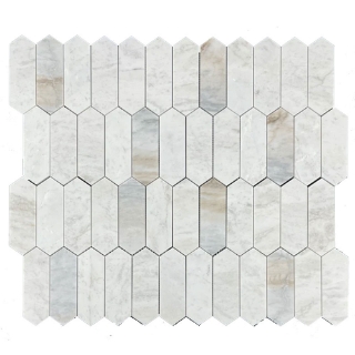 Picture of Elon Tile & Stone - Picket 2 x 6 Mosaics Bianco Oro