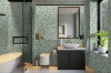 Picture of Elon Tile & Stone - Hexagon Mosaics 2 Emerald Green Polished