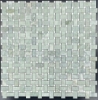 Picture of Elon Tile & Stone - Basketweave Mosaics Emerald Green 3/8 White Thassos Dot Honed