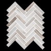 Picture of Elon Tile & Stone - Herringbone Mosaics 1 x 4 Cinnamon Beige Honed