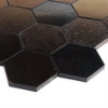 Picture of SOHO Studio Corp - Art Lava Hexagon Metallic Bronze