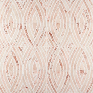 Picture of SOHO Studio Corp - New Palm Beach by Krista Watterworth Leaf Pink