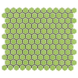 Picture of SOHO Studio Corp - Simple Mosaic Rimmed Penny Rounds Key Lime