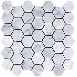 Picture of Happy Floors - Stone and Marble Hexagon Statuario