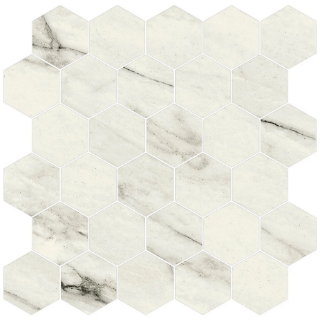 Picture of Milestone - Jem Mosaic Hexagon Forte White Polished