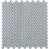 Picture of SOHO Studio Corp - Simple Mosaic Rimmed Penny Rounds Mist Gray