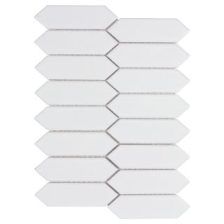 Picture of Anthology Tile - Foundations Picketfence Mosaic Picketfence Plaster