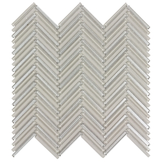 Picture of Anthology Tile - Seasons Herringbone Mosaic Breeze Herringbone