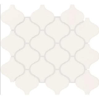 Picture of Daltile - Color Wheel Retro Arabesque Matte Arctic White