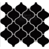 Picture of Daltile - Color Wheel Retro Arabesque Black Glossy